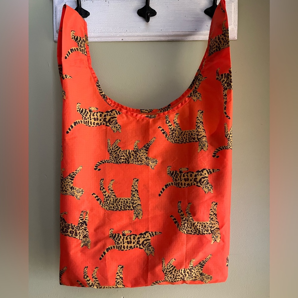BAGGU Reusable Tote in Bengal Cat Print